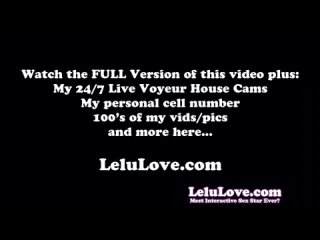 lelulove - you are just a lowly cuckold that will never get to fuck me 1080